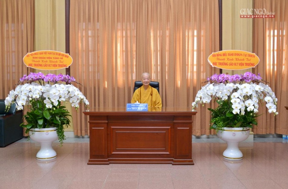 Khánh tuế Trưởng lão Hòa thượng Quyền Pháp chủ, Viện trưởng Học viện Phật giáo VN tại TP.HCM Khánh tuế Trưởng lão Hòa thượng Quyền Pháp chủ, Viện trưởng Học viện Phật giáo VN tại TP.HCM