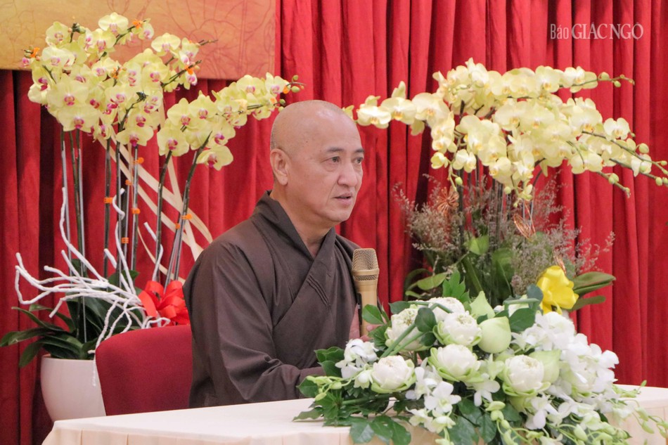 Hòa thượng Thích Huệ Thông đã có những chia sẻ, giải đáp về công tác truyền thông của Đại hội đại biểu Phật giáo toàn quốc lần thứ IX Hòa thượng Thích Huệ Thông đã có những chia sẻ, giải đáp về công tác truyền thông của Đại hội đại biểu Phật giáo toàn quốc lần thứ IX