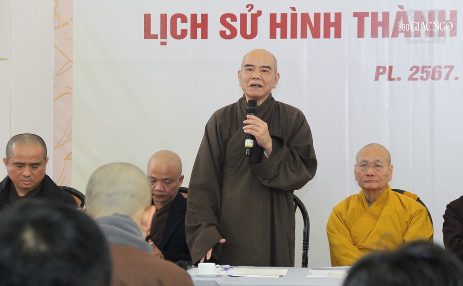 Thượng tọa Thích Nguyên Thành thông tin về công tác tổ chức Thượng tọa Thích Nguyên Thành thông tin về công tác tổ chức