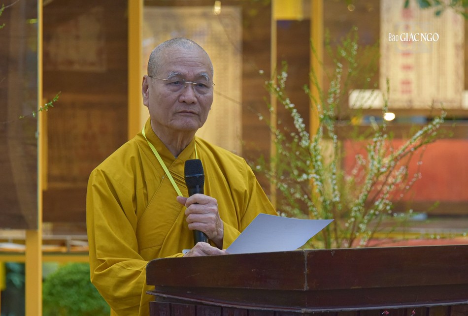 Hòa thượng Thích Hải Ấn phát biểu khai mạc Hòa thượng Thích Hải Ấn phát biểu khai mạc