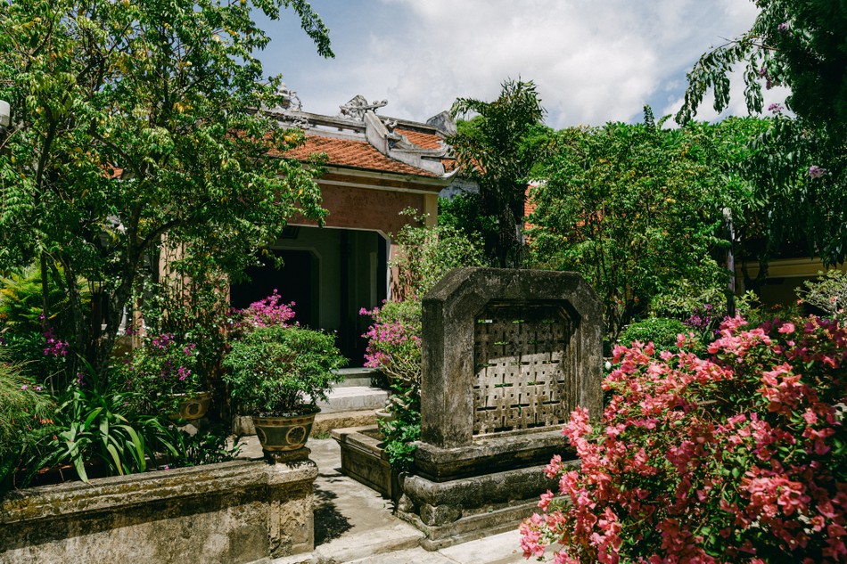 Bình phong trước phương trượng Tổ đình