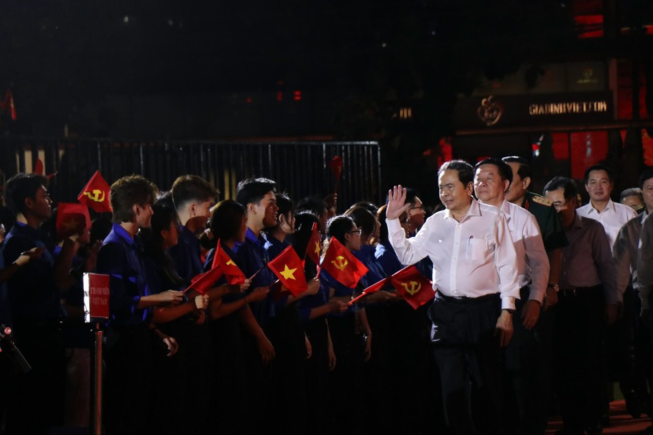 Chủ tịch Quốc hội Trần Thanh Mẫn tham dự chương trình tại TP.HCM