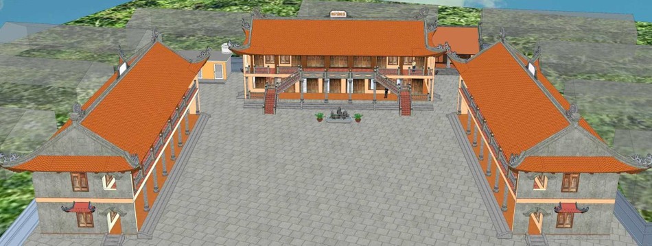 Quy hoạch tổng thể các công trình tại chùa Quy hoạch tổng thể các công trình tại chùa