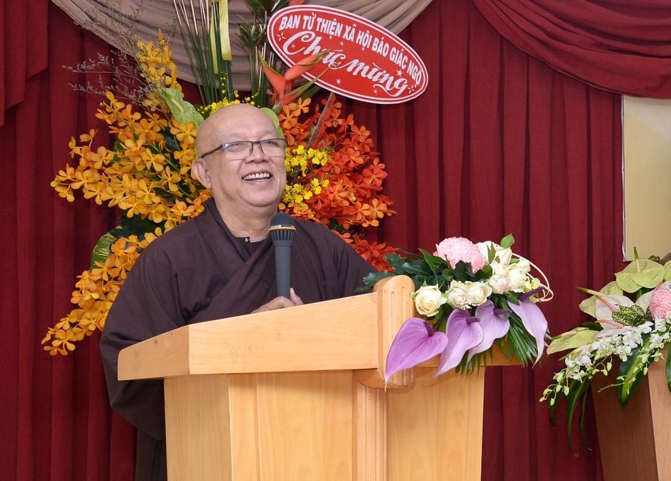 Hòa thượng Thích Thiện Bảo xúc động nói về quá trình 30 năm gắn bó cùng Giác Ngộ nhân kỷ niệm 44 năm thành lập báo (1976 - 2020) - Ảnh: Bảo Toàn Hòa thượng Thích Thiện Bảo xúc động nói về quá trình 30 năm gắn bó cùng Giác Ngộ nhân kỷ niệm 44 năm thành lập báo (1976 - 2020) - Ảnh: Bảo Toàn