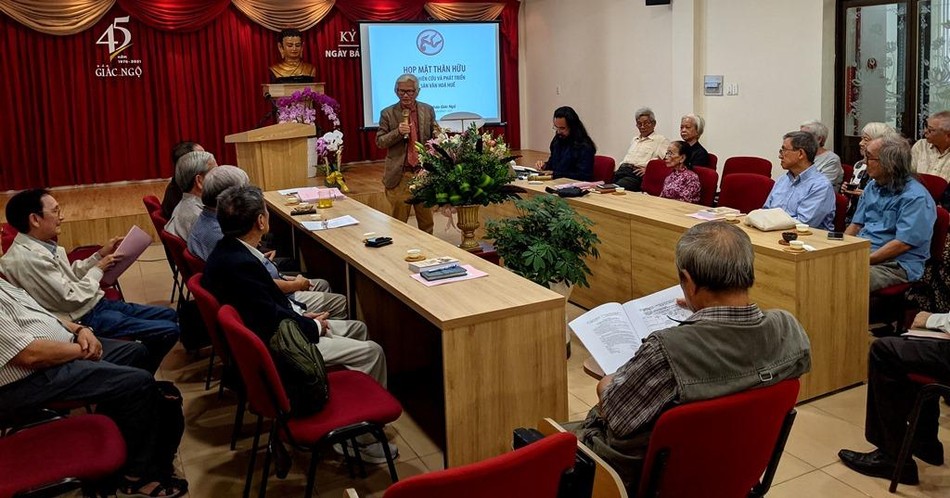 Hội Nghiên cứu và phát triển di sản văn hóa Huế lần đầu họp mặt thân hữu tại TP.HCM - Ảnh: Giao Hảo