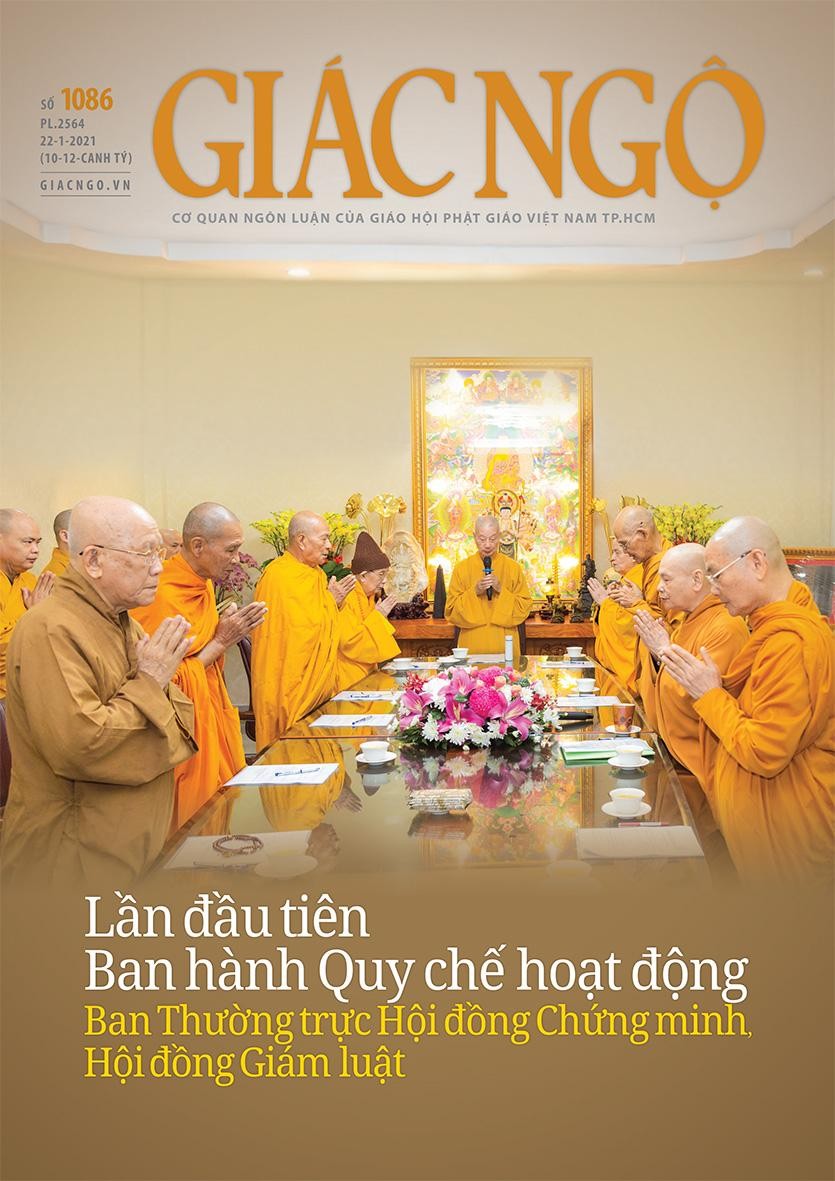 Bìa Giác Ngộ số 1086, ra ngày 22-1-2021