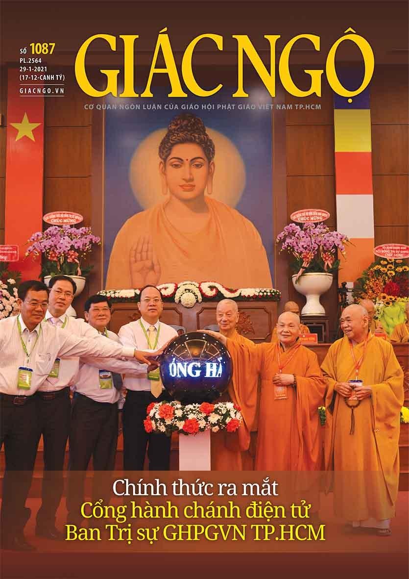 Bìa Giác Ngộ số 1087, ra ngày 29-1-2021