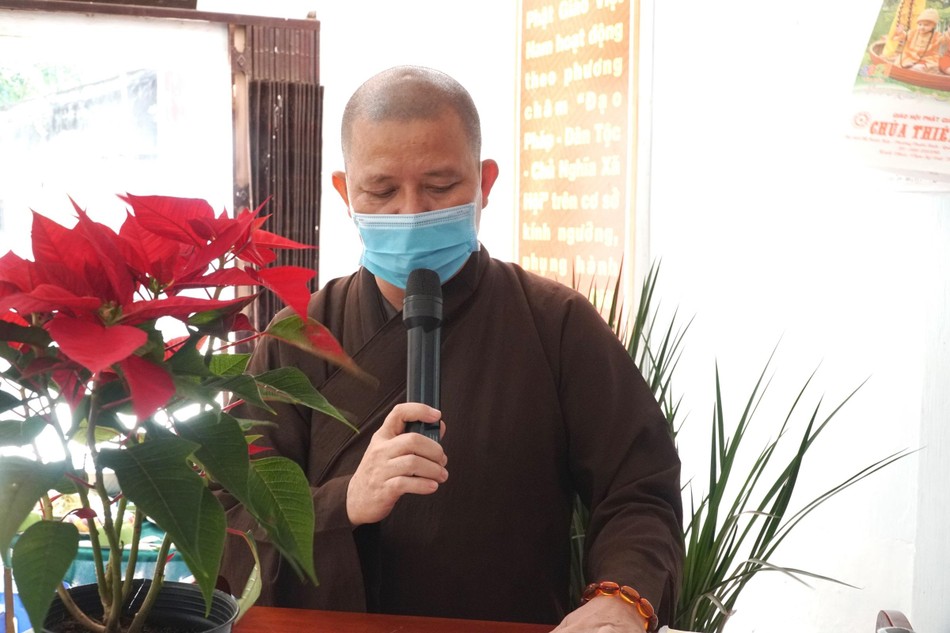 Đại đức Thích Huệ Nghiêm, Chánh Thư ký phát biểu Đại đức Thích Huệ Nghiêm, Chánh Thư ký phát biểu