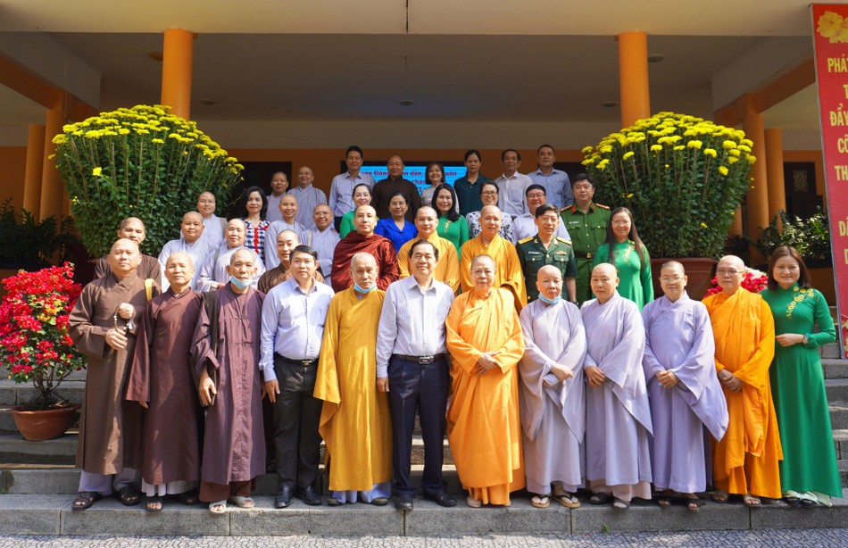 Thăm, chúc tết các cơ quan chính quyền quận Gò Vấp