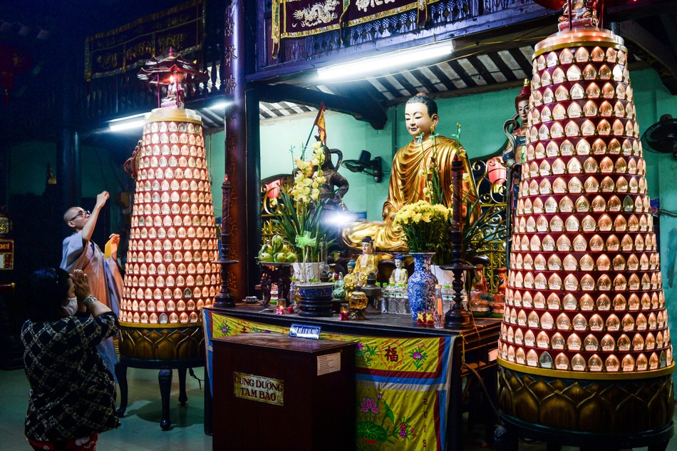 Tại chùa Phước Hưng (còn gọi là chùa Hương, P.1, TP.Sa Đéc)