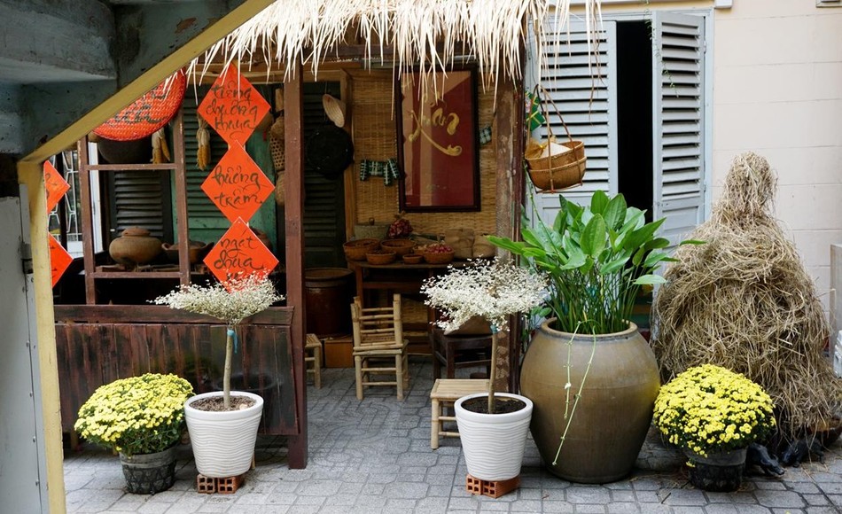 Không gian chùa Phước Hải lan tỏa sức xuân bởi không gian Tết quê xưa Không gian chùa Phước Hải lan tỏa sức xuân bởi không gian Tết quê xưa