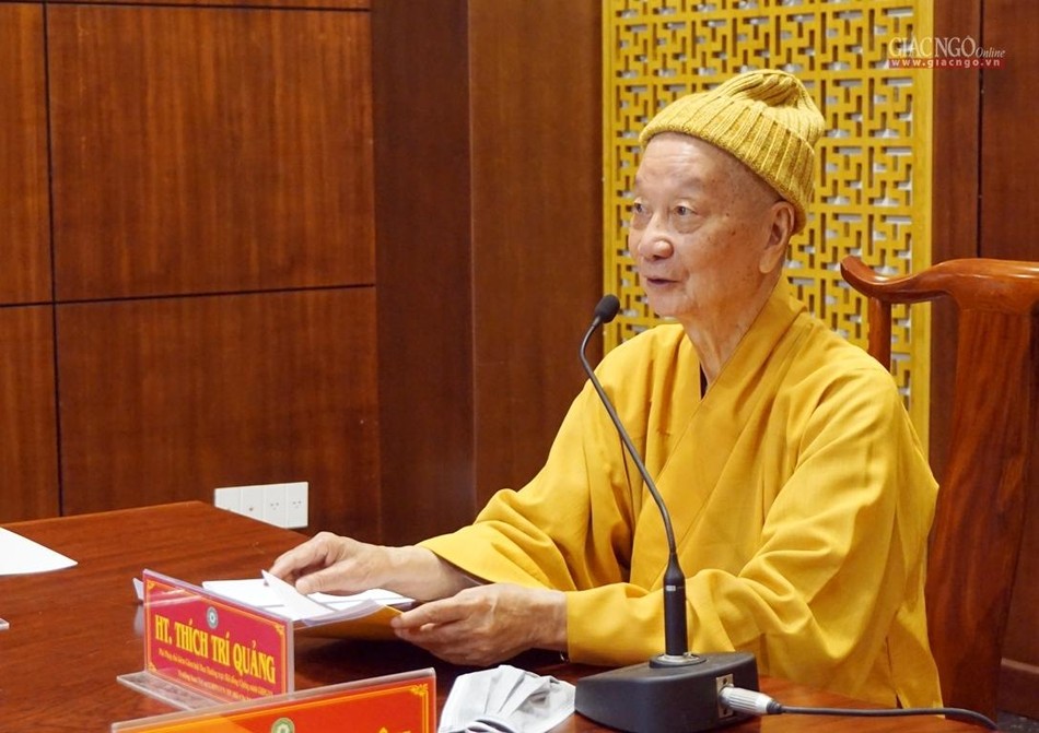 Trưởng lão Hòa thượng Thích Trí Quảng chủ trì buổi họp Trưởng lão Hòa thượng Thích Trí Quảng chủ trì buổi họp