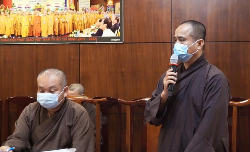 Thượng tọa Thích Tâm Hải báo cáo các sự việc liên quan đến thông tin - truyền thông Thượng tọa Thích Tâm Hải báo cáo các sự việc liên quan đến thông tin - truyền thông