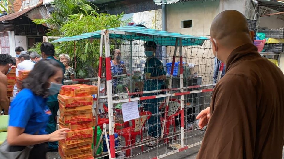 542 gia đình khó khăn tại đây càng khó khăn hơn trong thời gian thực hiện lệnh phong tỏa
