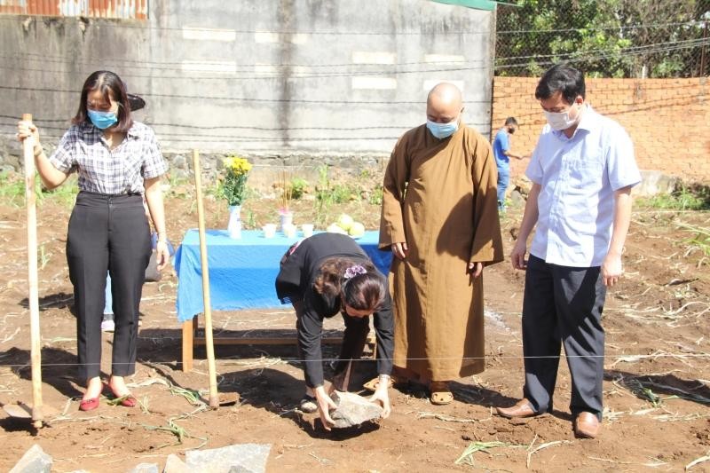 Công trình dự kiến sẽ hoàn thành và bàn giao cho nhà trường vào trung tuần tháng 8-2021 Công trình dự kiến sẽ hoàn thành và bàn giao cho nhà trường vào trung tuần tháng 8-2021