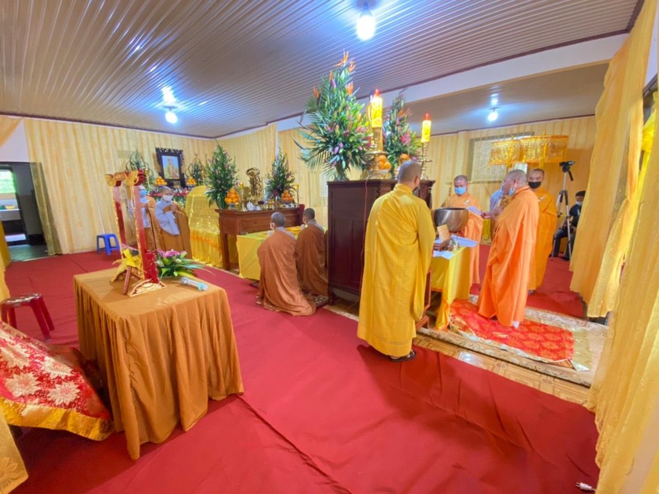 Kim quan Ni trưởng an trí tại chùa Giác Hoa, TP.Đà Lạt Kim quan Ni trưởng an trí tại chùa Giác Hoa, TP.Đà Lạt