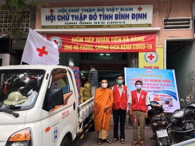 Đại đức Thích Giác Phước ủng hộ phòng chống Covid-19 tại Hội Chữ thập đỏ tỉnh Đại đức Thích Giác Phước ủng hộ phòng chống Covid-19 tại Hội Chữ thập đỏ tỉnh