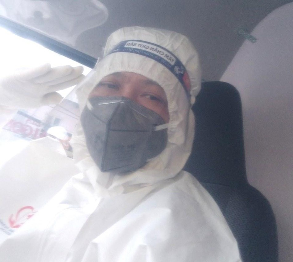 Trương Thanh Tâm lái xe cấp cứu chở F0 là Tăng Ni không may nhiễm bệnh Trương Thanh Tâm lái xe cấp cứu chở F0 là Tăng Ni không may nhiễm bệnh