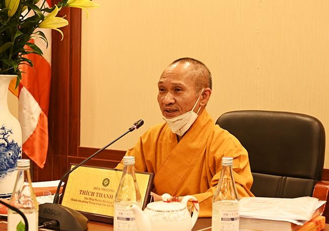 sách “40 năm - Chặng đường lịch sửGHPGVN” do Hòa thượng Thích Thanh Điện làm Chủ biên