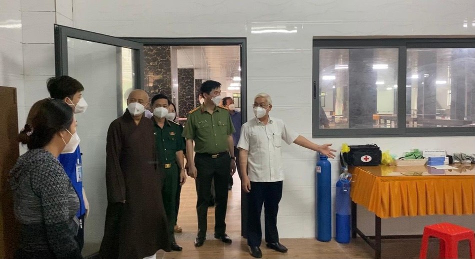 Khu cách ly điều trị chùa Hội Khánh dành cho bệnh nhân F0 không triệu chứng hoặc triệu chứng nhẹ Khu cách ly điều trị chùa Hội Khánh dành cho bệnh nhân F0 không triệu chứng hoặc triệu chứng nhẹ