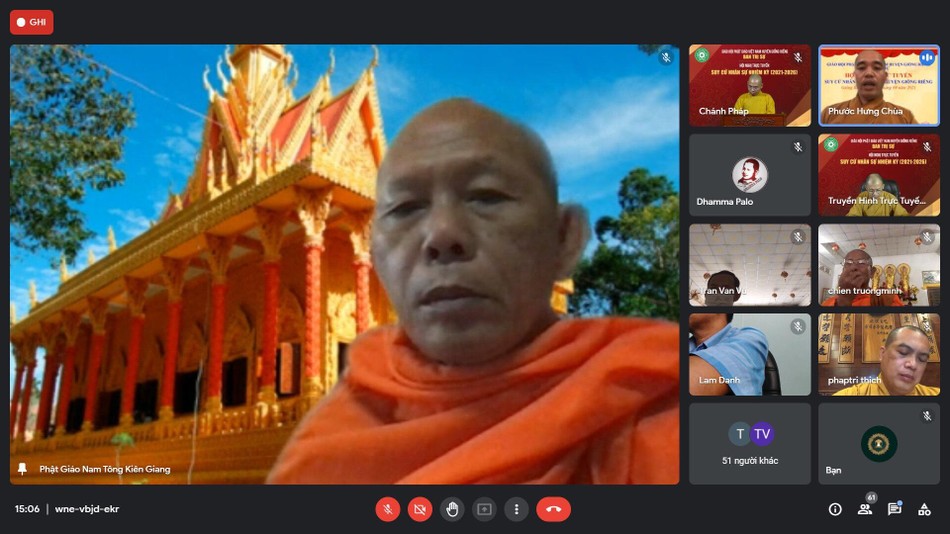 Hòa thượng Danh Đổng lấy ý kiến biểu quyết thống nhất nhân sự Ban Trị sự Phật giáo huyện Giồng Riềng Hòa thượng Danh Đổng lấy ý kiến biểu quyết thống nhất nhân sự Ban Trị sự Phật giáo huyện Giồng Riềng