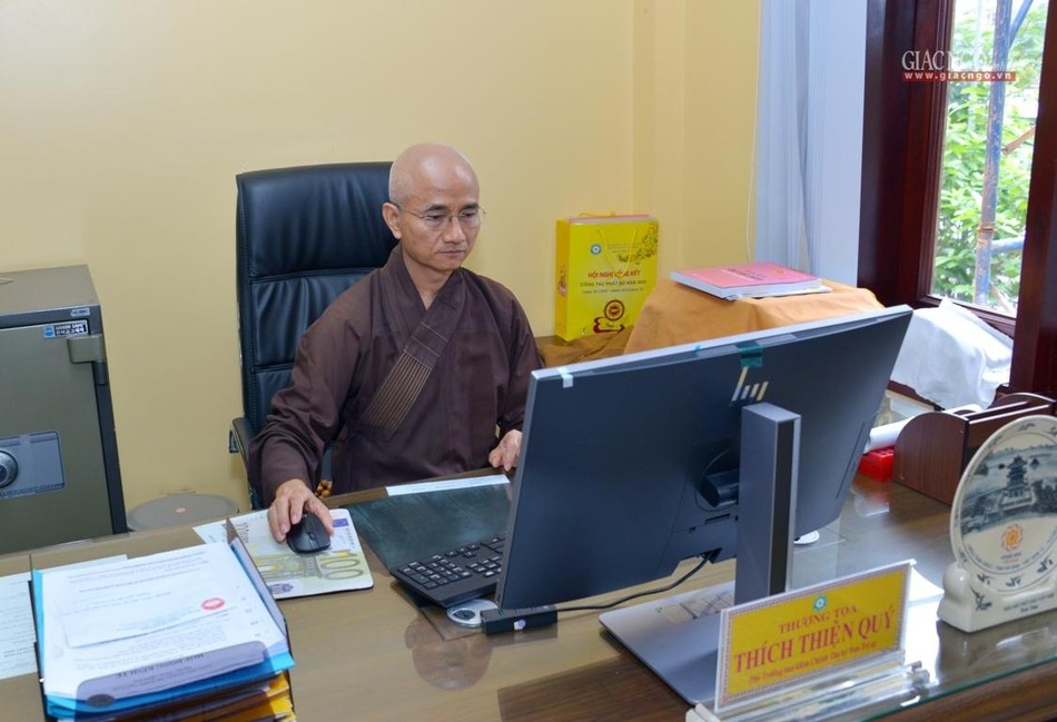 Thượng tọa Thích Thiện Quý, Phó Trưởng ban kiêm Chánh Thư ký Ban Trị sự Thượng tọa Thích Thiện Quý, Phó Trưởng ban kiêm Chánh Thư ký Ban Trị sự