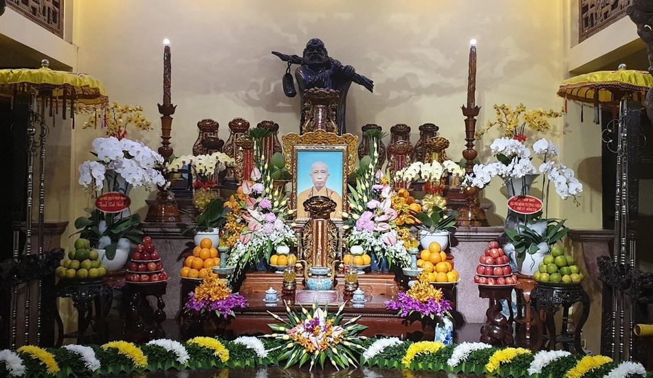 Di ảnh cố Hòa thượng Thích Như Thọ - Ảnh: B.Đ Di ảnh cố Hòa thượng Thích Như Thọ - Ảnh: B.Đ