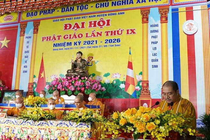 Đại đức Thích Thanh Hải đọc diễn văn khai mạc Đại đức Thích Thanh Hải đọc diễn văn khai mạc