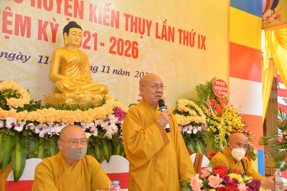Hòa thượng Thích Quảng Tùng phát biểu chỉ đạo Hòa thượng Thích Quảng Tùng phát biểu chỉ đạo