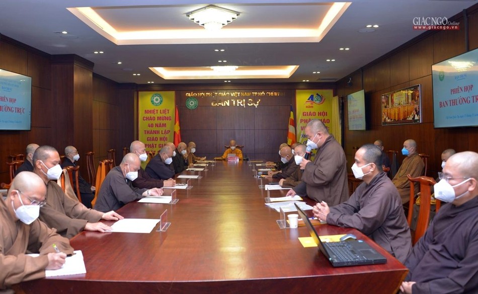 Buổi họp của Ban Thường trực Ban Trị sự GHPGVN TP.HCM Buổi họp của Ban Thường trực Ban Trị sự GHPGVN TP.HCM
