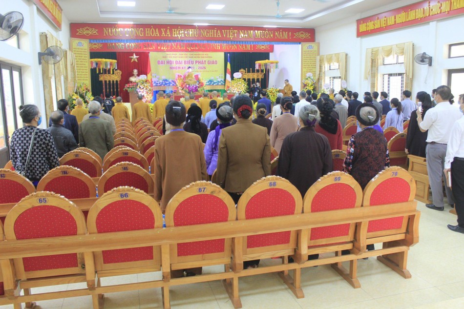 Quang cảnh Đại hội đại biểu Phật giáo huyện Tam Dương Quang cảnh Đại hội đại biểu Phật giáo huyện Tam Dương