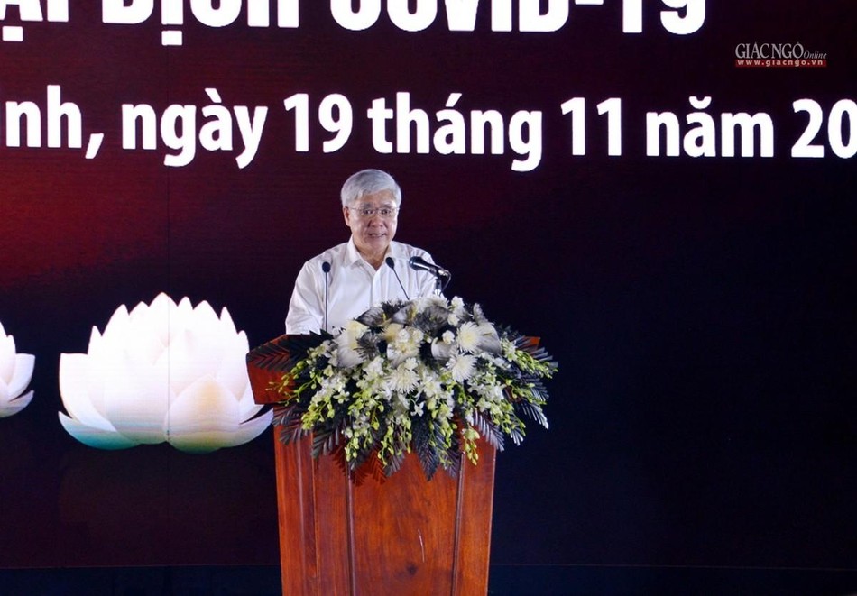 Ông Đỗ Văn Chiến phát biểu khai mạc lễ tưởng niệm Ông Đỗ Văn Chiến phát biểu khai mạc lễ tưởng niệm