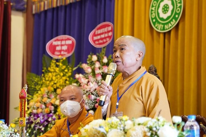 Hòa thượng Thích Thanh Chính đã có lời đạo từ tại đại hội Hòa thượng Thích Thanh Chính đã có lời đạo từ tại đại hội