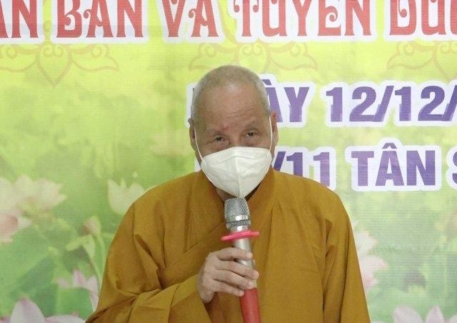 Hòa thượng Thích Thiện Toàn ban đạo từ