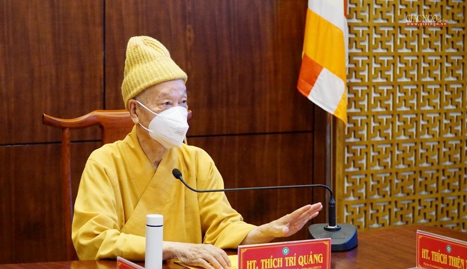 Trưởng lão Hòa thượng Thích Trí Quảng chủ trì buổi họp định kỳ của Ban Thường trực Trưởng lão Hòa thượng Thích Trí Quảng chủ trì buổi họp định kỳ của Ban Thường trực
