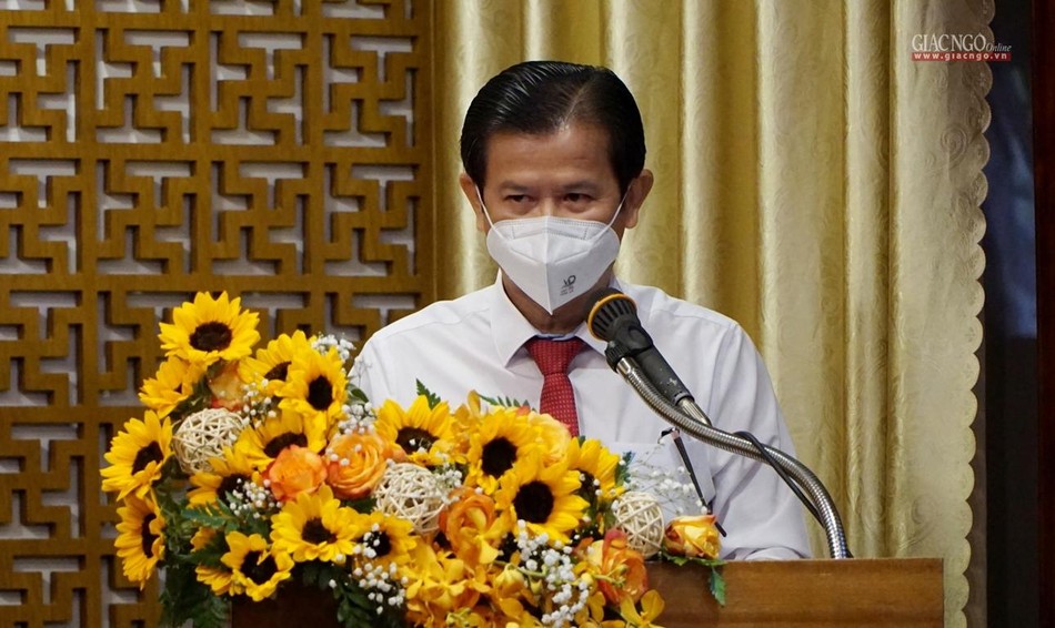 Ông Nguyễn Ngọc Xuân phát biểu tại hội nghị