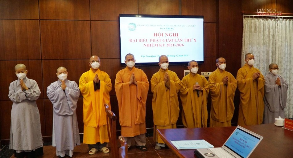 Tân Ban Trị sự GHPGVN huyện Cần Giờ ra mắt hội nghị