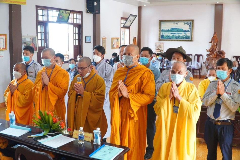 Tân Ban Trị sự GHPGVN huyện Đắk Mill nhiệm kỳ IV (2021-2026) ra mắt hội nghị Tân Ban Trị sự GHPGVN huyện Đắk Mill nhiệm kỳ IV (2021-2026) ra mắt hội nghị