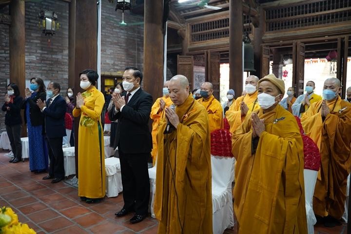 Chư tôn đức Phật giáo TP.Hà Nội và đại diện lãnh đạo các cơ quan