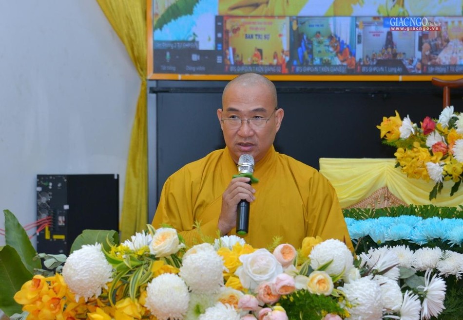 Thượng tọa Thích Phước Nguyên, Ban Kinh tế - Tài chính báo cáo công tác thu chi của Giáo hội Thượng tọa Thích Phước Nguyên, Ban Kinh tế - Tài chính báo cáo công tác thu chi của Giáo hội