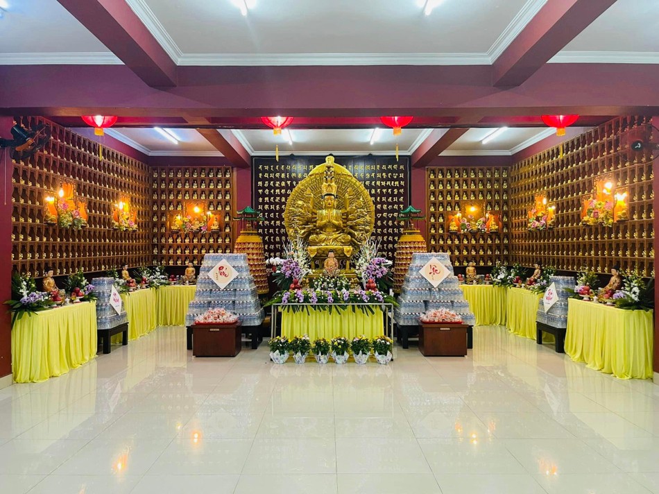 Đàn tràng Dược sư tại chùa Long Phước Đàn tràng Dược sư tại chùa Long Phước