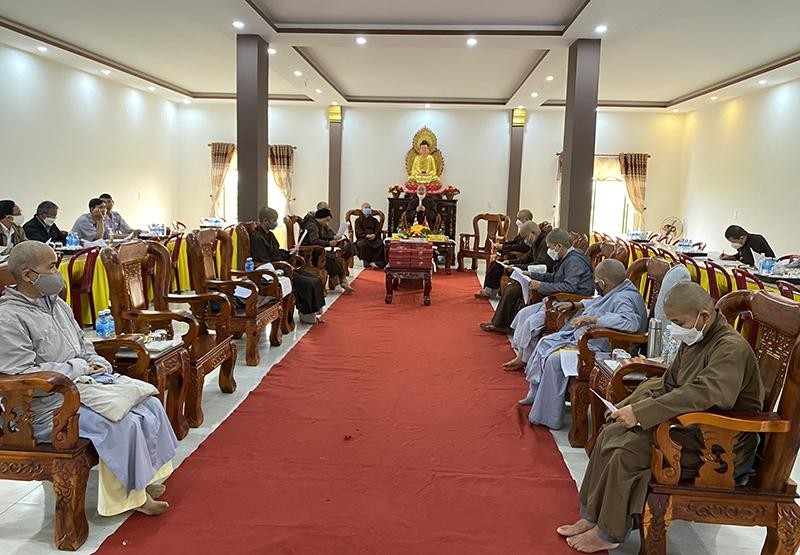Ban Trị sự Phật giáo huyện Quế Sơn họp phiên đầu tiên năm Nhâm Dần ảnh 1 Ban Trị sự Phật giáo huyện Quế Sơn họp phiên đầu tiên năm Nhâm Dần ảnh 1