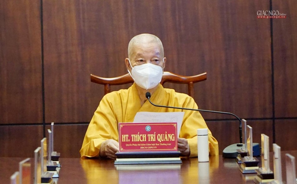 Trưởng lão Hòa thượng Thích Trí Quảng chủ trì buổi họp Trưởng lão Hòa thượng Thích Trí Quảng chủ trì buổi họp