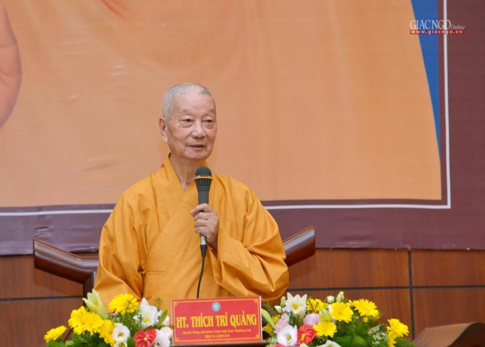 Trưởng lão Hòa thượng Thích Trí Quảng chủ trì buổi họp Trưởng lão Hòa thượng Thích Trí Quảng chủ trì buổi họp