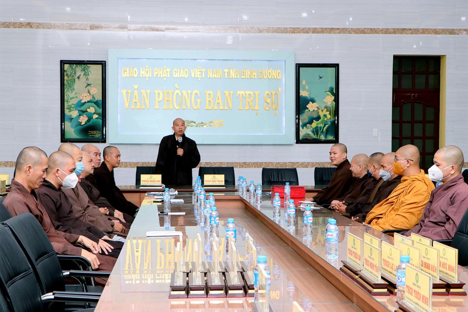 Ban Nghi lễ thảo luận kế hoạch hoạt động Phật sự của Ban Ban Nghi lễ thảo luận kế hoạch hoạt động Phật sự của Ban