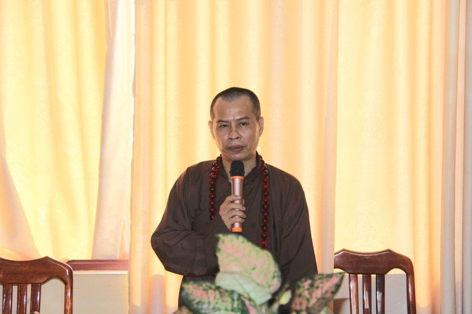 Thượng tọa Thích Minh Trí, Trưởng ban Trị sự chủ trì phiên họp Thượng tọa Thích Minh Trí, Trưởng ban Trị sự chủ trì phiên họp
