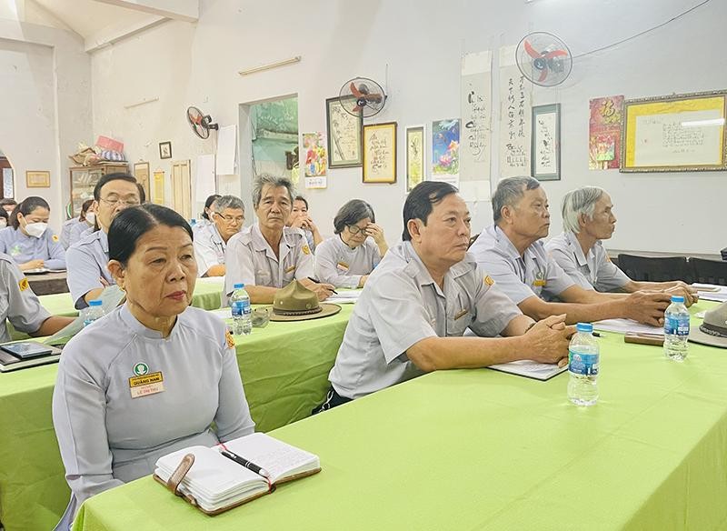 Các huynh trưởng tham gia buổi họp