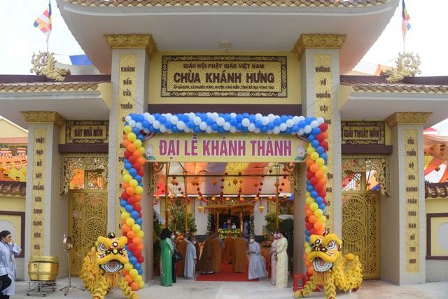 Chùa Khánh Hưng được lạc thành Chùa Khánh Hưng được lạc thành