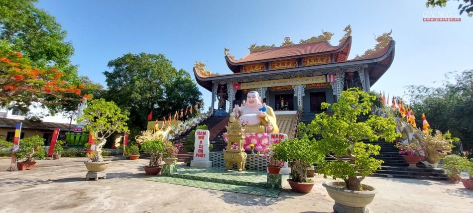 Chùa Sùng Ân - nơi diễn ra hai ngày Đại hội đại biểu Phật giáo tỉnh Ninh Thuận lần thứ VII