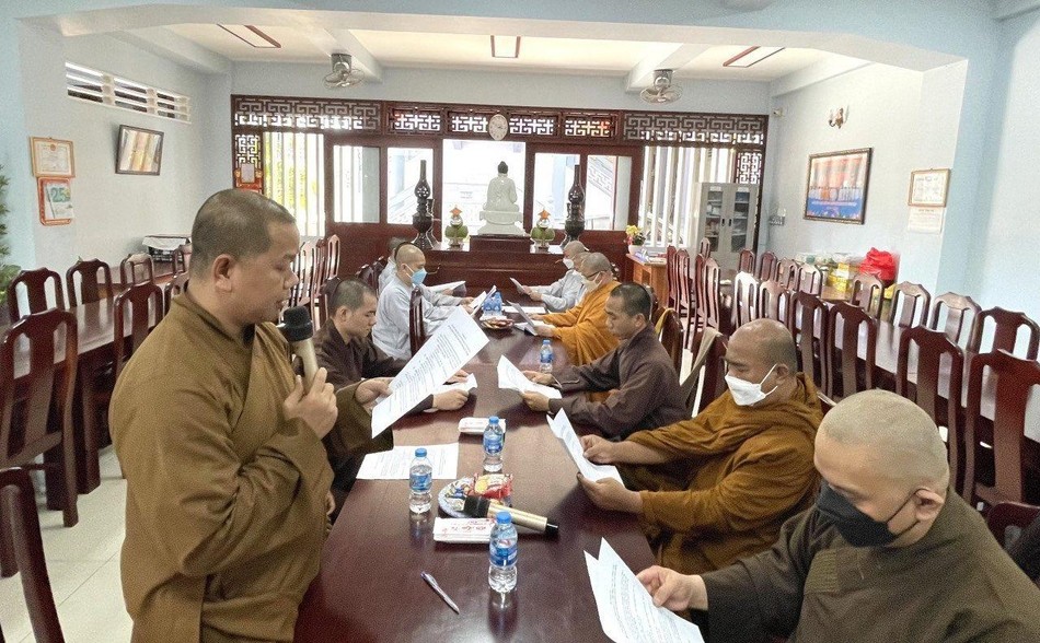 Buổi họp triển khai kế hoạch hội thi giáo lý cho Phật tử Buổi họp triển khai kế hoạch hội thi giáo lý cho Phật tử